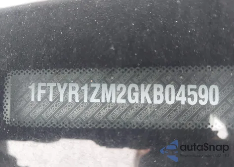 2016 Ford Transit-250 z USA, uszkodzony, nr VIN 1FTYR1ZM2GKB04590